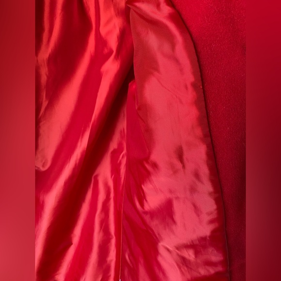 Liz Claiborne Women’s Red Pea Coat - Picture 6 of 8